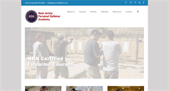 Desktop Screenshot of njpersonaldefense.com